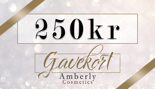 Amberly Cosmetics Gavekort kr 250,- (elektronisk)