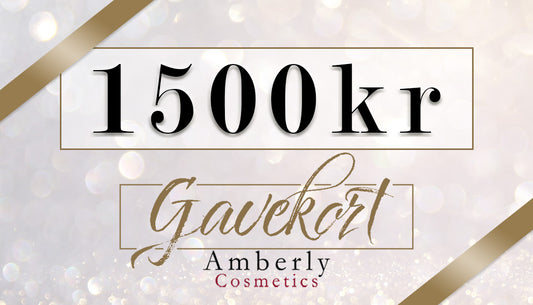 Amberly Cosmetics Gavekort kr 1 500,- (elektronisk)