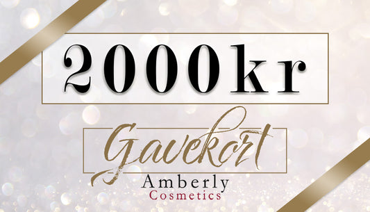 Amberly Cosmetics Gavekort kr 2 000,- (elektronisk)