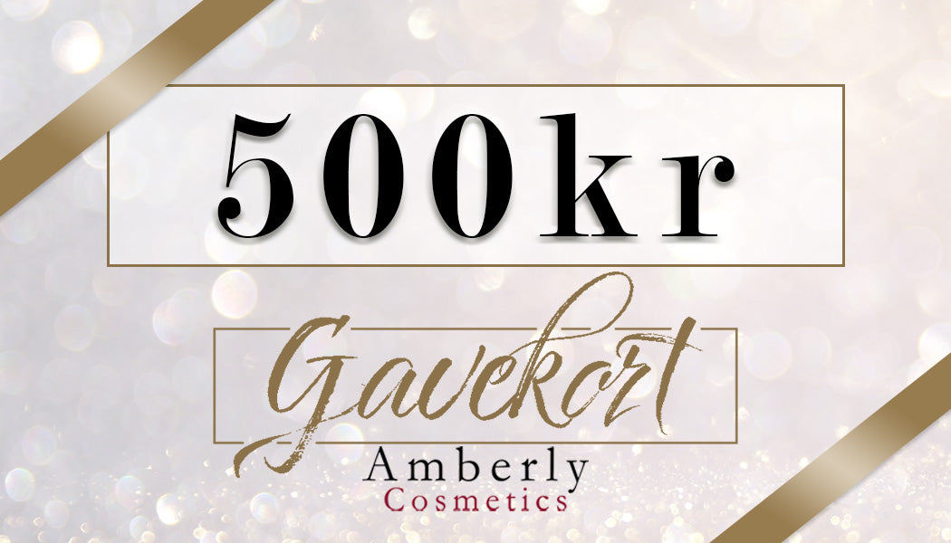 Amberly Cosmetics Gavekort kr 500,- (elektronisk)