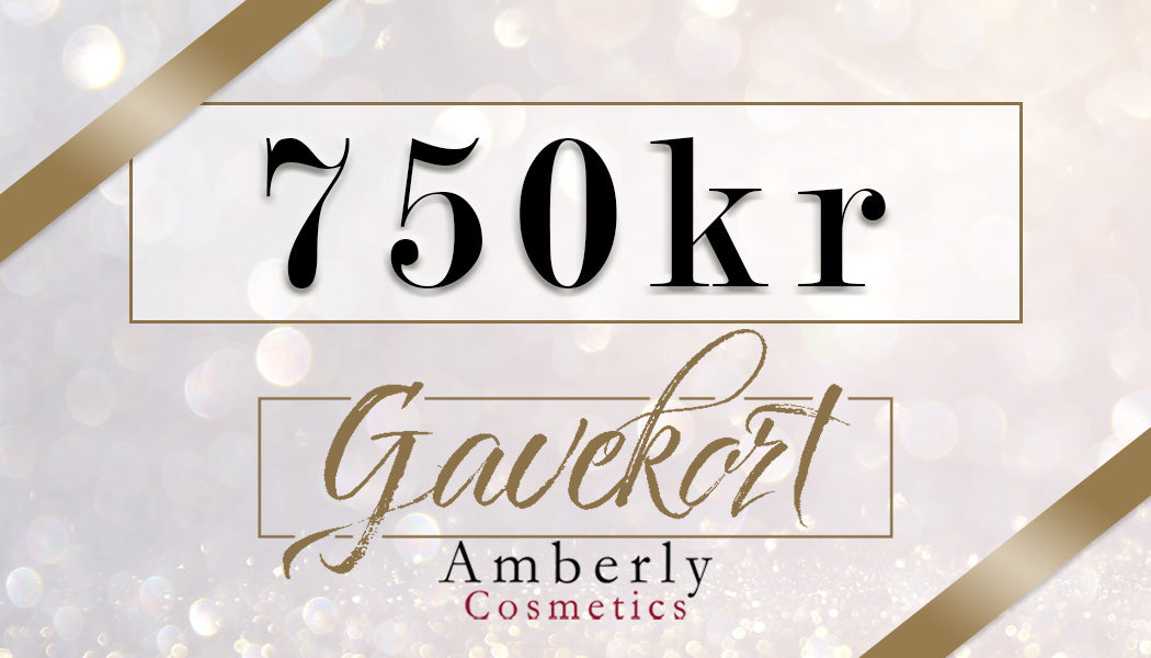 Amberly Cosmetics Gavekort kr 750,- (elektronisk)